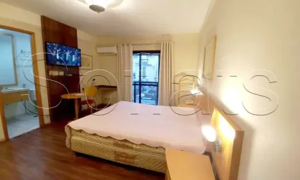 Flat na Consolação para locação com fácil acesso a região central de SP, com ótima localização.
