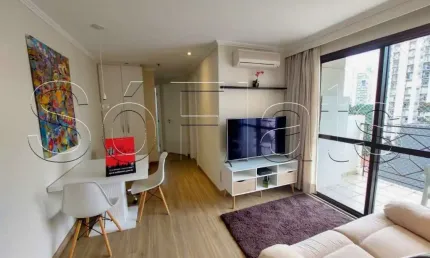 Apartamento na Vila Olímpia, com 02 dormitório e serviços de flat