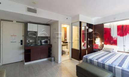Flat no Melia Ibirapuera para morar ou investir - Prox. ao metrô