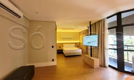 Flat address faria lima disponível para venda com 42m², 01 dormitório e 01 vaga de garagem