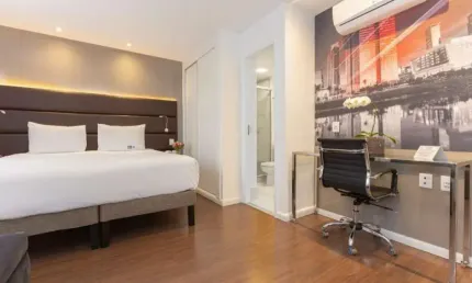 Flat  disponível para venda com 25m² e 01 vaga de garagem