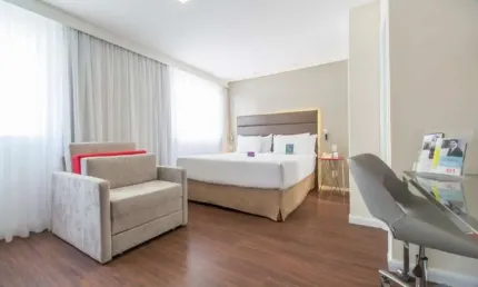 Flat na Vila Olímpia disponível para venda com 25m² e 01 vaga de garagem