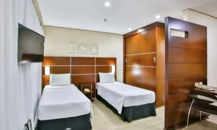 Flat Transamérica Nações Unidas disponível para venda com 28m² e 01 vaga de garagem