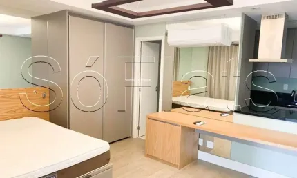 Apartamento para locação no habitarte 1, contendo 43m², 1 dormitório e 1 vaga de garagem.