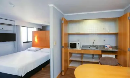 Flat slaviero essential são paulo ibirapuera disponível para venda com 35m² e 01 vaga de garagem