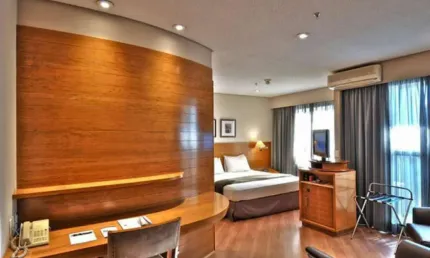 Flat transamérica executive paulista disponível para venda com 31m² e 01 vaga de garagem