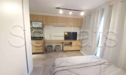 Studio Is Moema, apto disponivel para locação, contendo 28m², 1 dormitório e 1 vaga de garagem.