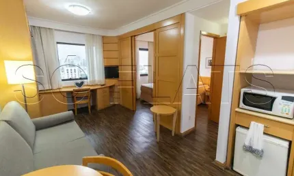 Apartamento no green place contendo 35m², 1 dormitório e 1 vaga para locação na vila mariana.