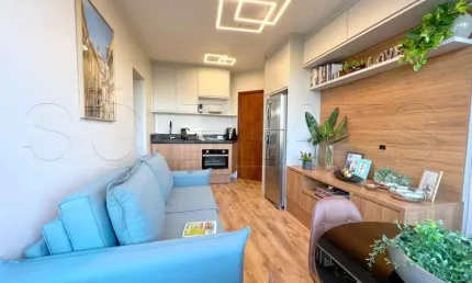 Flat Morumbi Business disponível para venda com 34m² e 01 vaga de garagem