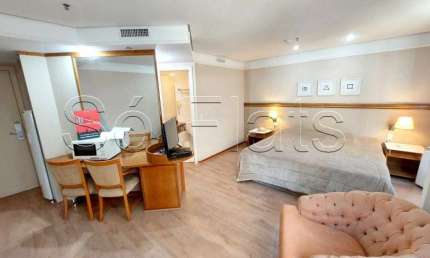 Flat Radisson Vila Olímpia 31m² 1 dormitório 1 vaga para locação com entrada imediata.