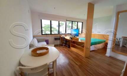 Studio Transamérica Jardins com 28m² 1 dormitório e 1 vaga para locação