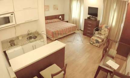 Studio Melia Jardim Europa para locação 30m² com 1 dormitório e 1 vaga