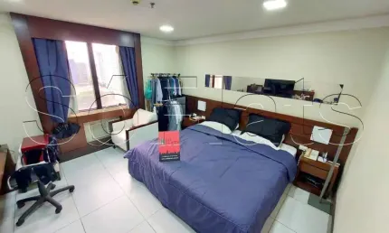 Flat no transamérica executive congonhas 29m² com 1 dormitório e 1 vaga.