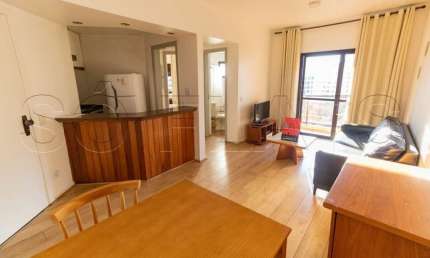 Flat Contemporâneo totalmente mobiliado prox. a Av Santo Amaro e a Faculdade FMU