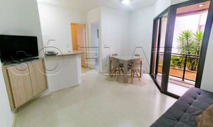 Flat Personal para locação próximo do comércio em Moema com 42m² e 1 dormitório.