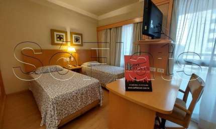 Quality Hotel Paulista disponível para locação próximo da Avenida Nove de Julho.
