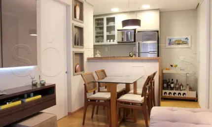 Flat adagio moema disponível para venda com 54m², 02 dorms e 01 vaga de garagem