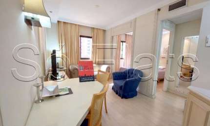 Flat The World 30m² 1 dormitório na Vl. Olímpia, próximo da Avenida Berrini.
