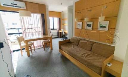 Flat Nobile Suites Congonhas 44m² 1 dormitório 1 vaga para locação.
