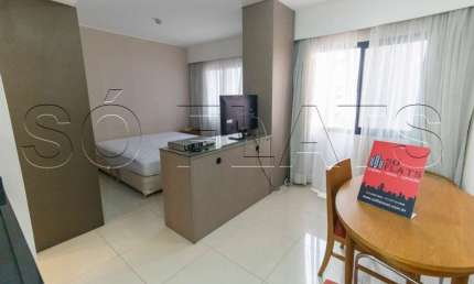 Flat no Slaviero Moema contendo 27m², 1 dormitório e 1 vaga de garagem.