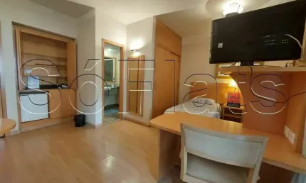Flat quality paulista disponível para venda com 30m² e 01 vaga de garagem