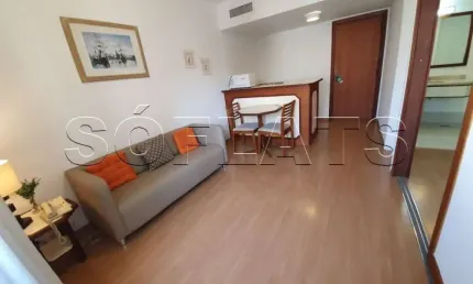 Flat nos Jardins, próximo a Av. 9 de Julho, para locação imediata, sem burocracia. Sem fiador.