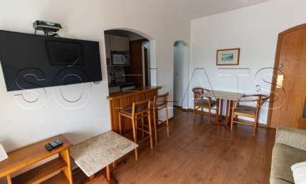 Flat Les Jardins para estadia, 2 dorms e 1 vaga de garagem prox da Oscar Freire
