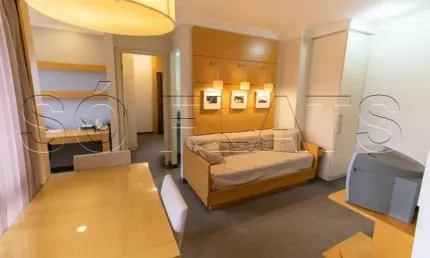 Flat nobile suites congonhas com 44m², 1 dormitório e 1 vaga para locação.