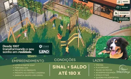 &amp;#127968;Terreno em condomínio à Venda em Londrina lado Norte Shopping