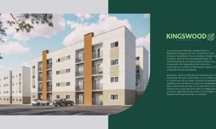 Residencial kingswood em londrina condomínio clube 2 quartos e lazer completo