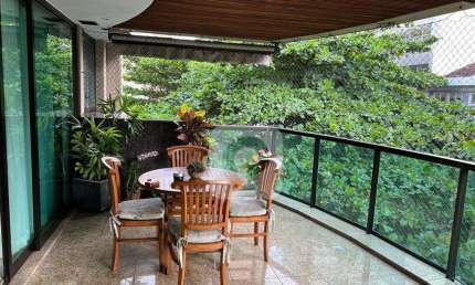 Apartamento com 209 m² - varanda-Original de 4 quartos - Leblon