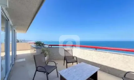 Orla da barra lúcio costa cobertura duplex frontal mar 3 quartos 1 suíte 200m² 4 vagas