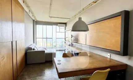 Parque das rosas loft reformado vista frontal mar sol da manhã andar alto ônibus e balsa