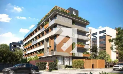 Studio com 1 dormitório à venda por R$ 351.450,00 - Cabo Branco - João Pessoa/PB