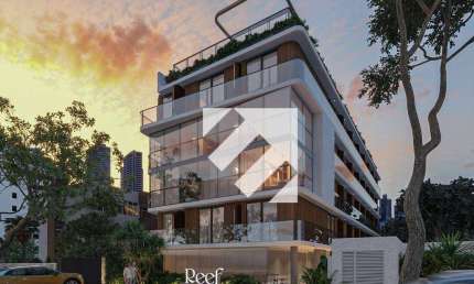 Flat com 1 dormitório à venda por R$ 414.488,00 - Cabo Branco - João Pessoa/PB