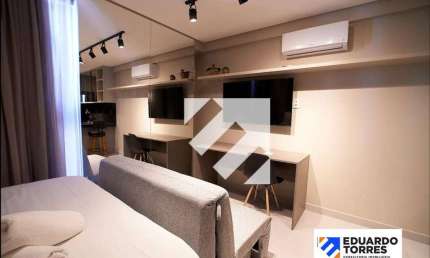 Flat com 1 dormitório à venda por R$ 440.000 - Tambaú - João Pessoa/PB