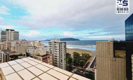 Cobertura com 2 dormitórios à venda, 235 m² por R$ 3.100.000,00 - Gonzaga - Santos/SP