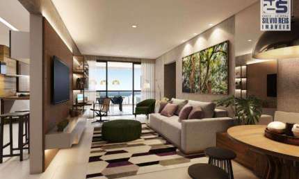 Apartamento com 3 dormitórios à venda, 120 m² por R$ 1.325.700,00 - Aparecida - Santos/SP