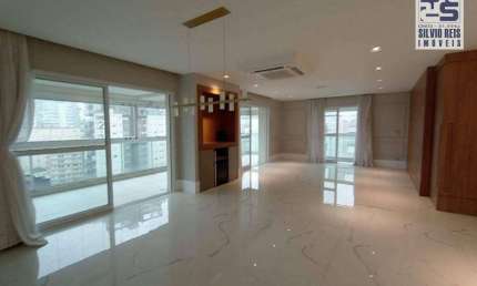 Apartamento com 4 dormitórios, 234 m² - venda por R$ 2.800.000,00 ou aluguel por R$ 20.100,00/mês - Boqueirão - Santos/SP