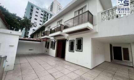 Casa com 4 dormitórios para alugar, 276 m² por R$ 14.400,00/mês - Ponta da Praia - Santos/SP