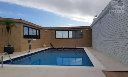 Cobertura com 4 dormitórios à venda, 980 m² por R$ 7.300.000,00 - Ponta da Praia - Santos/SP