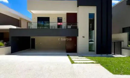 Casa em condomínio fechado com 4 quartos à venda na alameda das aroeiras, 88, alphaville, santana de parnaíba por r$ 5.850.000