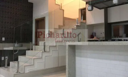 Casa em condomínio para venda em são carlos, reserva aquarela, 3 dormitórios, 3 suítes, 4 banheiros, 2 vagas
