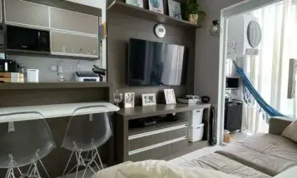 Villaggio Laranjeiras – 2 Quartos com Suíte, Andar alto, sol intermediário.