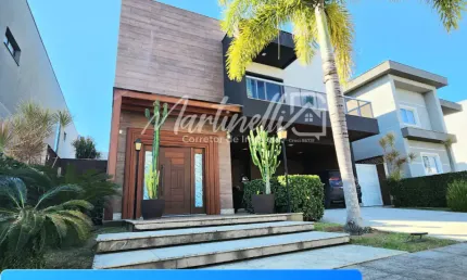 Casa Exclusiva no Condomínio Boulevard Lagoa 4 Quartos | 3 Suítes | Sala de Cinema | Piscina Privativa