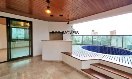 Apartamento (Penthouse) 236 m² com 4 suítes, 4 vagas, depósito - na Vila Suzana