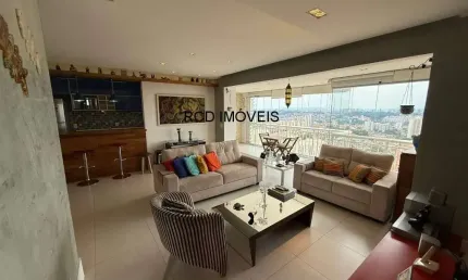 Apartamento mobiliado à venda em são paulo, butantã: 2 quartos, 1 suíte, sala estendida com varanda,  78m²