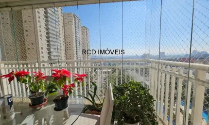 Apartamento 104m² 3Quartos(1suíte) Sacada com Vista Livre para o clube- Espaço Raposo - Butantã