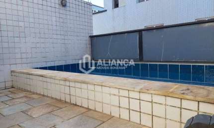 Cobertura com 2 dormitórios para alugar, 110 m² por R$ 5.0500,00/mês - Gonzaga - Santos/SP