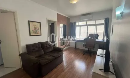 Apartamento com 1 dormitório à venda, 55 m² por r$ 370.000,00 - gonzaga - santos/sp